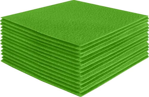 Vista 184 de FabricLA Hojas de fieltro acrílico para manualidades, cuadrados de fieltro precortados suaves de 4 x 4 pulgadas (3.9 in x 3.9 in), utiliza hojas