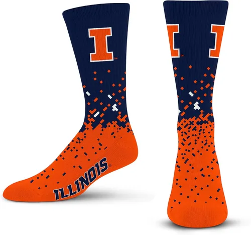 Vista 65 de For Bare Feet Calcetines de la NCAA para niños y niñas, unisex, Spray Zone Crew, para jóvenes