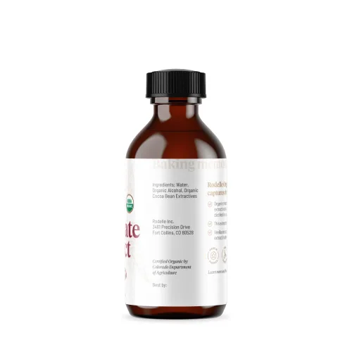 Vista 2 de Rodelle Organics Extracto de chocolate puro sin gluten, fabricado en Estados Unidos, 2 onzas