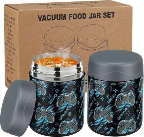 Vista 16 de wiwens Termo de sopa de 12 onzas para comida caliente para niños, tarro de comida aislado de boca ancha, contenedor de almuerzo a prueba de fugas