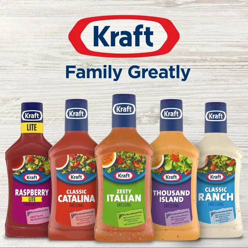Vista 8 de Kraft Aderezo Italiano Picante para Ensaladas, Botella de 16 fl oz