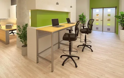 Vista 2 de Boss Office Products Taburete de redacción de contrato B16021