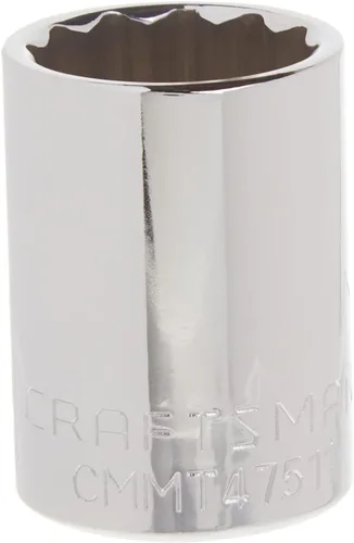 Vista 5 de CRAFTSMAN - Llave poco profunda, SAE, accionamiento de 1/2 pulgada, 1 pulgada, 12 puntas (CMMT47514)