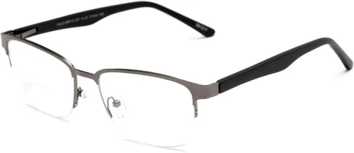 Vista 7 de Readers.com Reading Glasses: The Polk Bifocal rectangle Style for Men and Women