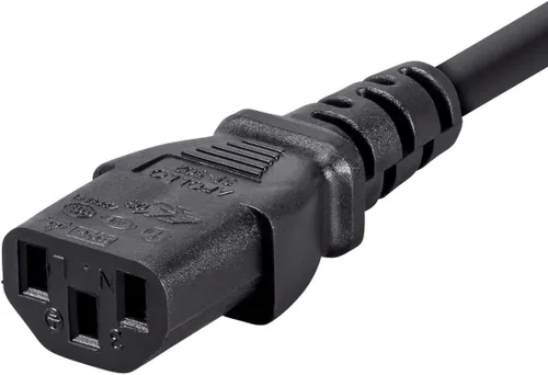Vista 3 de Monoprice 124190 Cable de extensión, 1 pie, negro