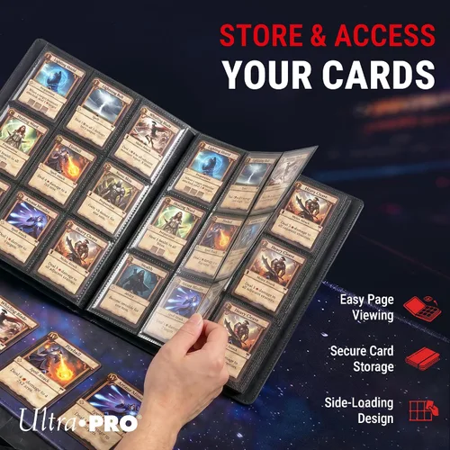 Vista 4 de Poke Ball Full-View Pro – Carpeta para guardar cartas de Pokémon, 9 por página