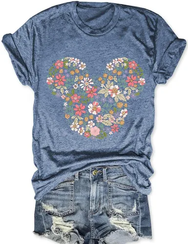 Vista 23 de Magic Kingdom Castle - Camisa de manga corta para mujer, estilo bohemio