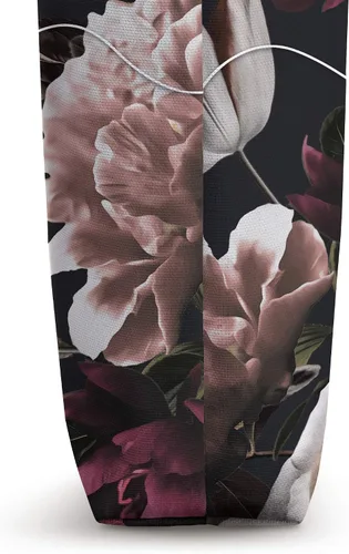 Vista 3 de Jazmin Elegante Floral Rose & Peony Bolso de mano personalizado con nombre