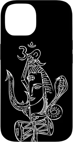 Vista 4 de Lord Shiva Hindu God Spiritual Yogi Inspirational Yoga Case for iPhone 17