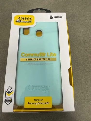 Vista 4 de OtterBox Commuter Series LITE - Funda para Samsung Galaxy A20, embalaje al por menor, color negro