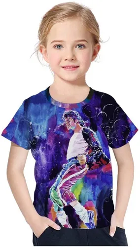Vista 3 de Lgandpg Camiseta de manga corta con estampado 3D para niños y niñas