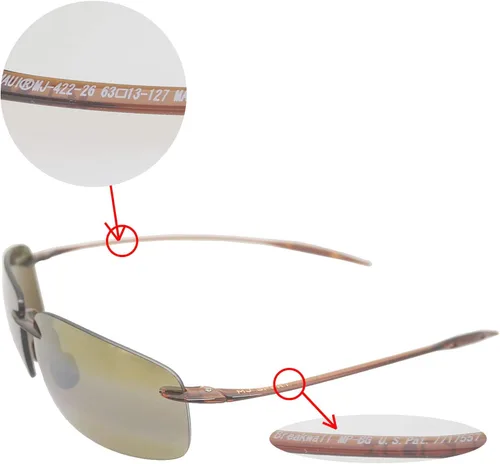 Vista 6 de Lentes de repuesto Walleva para gafas de sol Maui Jim Breakwall Múltiples opciones disponibles
