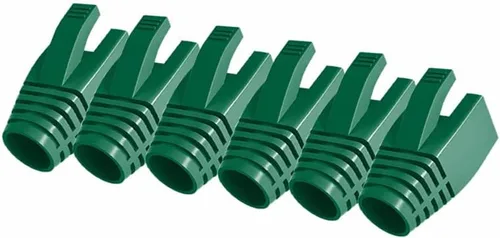 Vista 16 de 50 fundas de alivio de tensión Cat7 Cat7A Cat8, RJ45, cubierta de conector de red modular, tapa de conector de cable, color negro