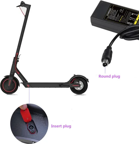Vista 7 de Reemplazo del adaptador de 42V 2A para Segway Ninebot Cargador Xiaomi M365