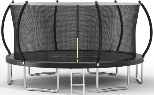Vista 9 de SkyBound Trampolín con red de seguridad – Trampolín grande de 10 pies, 12 pies, 14 pies, para patio trasero, al aire libre, aprobado por ASTM