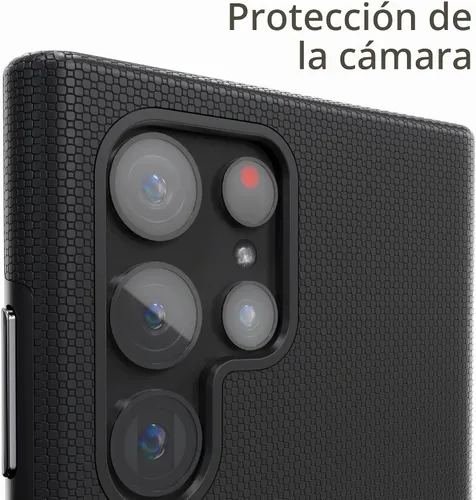 Vista 3 de Crave Dual Guard - Carcasa para Samsung Galaxy S22 Ultra, color negro