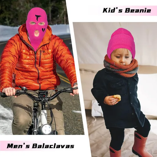 Vista 4 de Xinxiaomeng Unisex-Adult Mens Balaclava