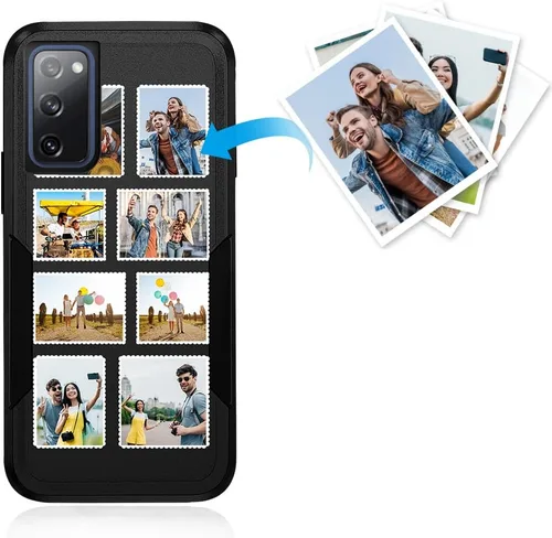 Vista 113 de Funda de teléfono personalizada para Galaxy S20 FE 5G, funda para teléfono multifoto, funda protectora resistente de doble capa a prueba de golpes