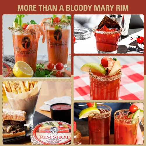 Vista 6 de Demitri's Sal especiada para borde Bloody Mary 4 oz.