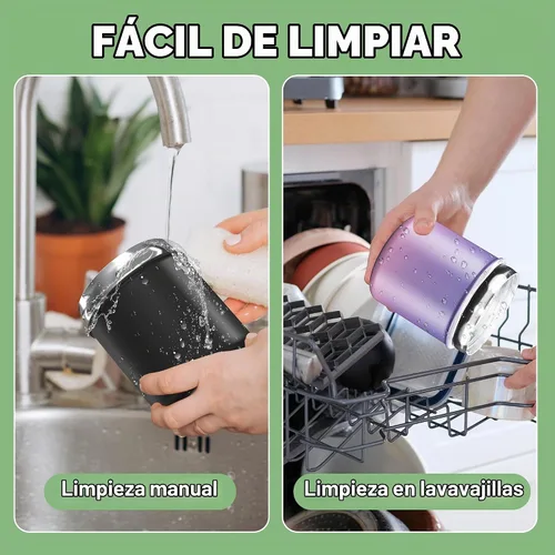 Vista 7 de Termo para comida caliente para niños, 15.8 onzas, recipiente de sopa a prueba de fugas, tarro de comida aislado de boca ancha con cuchara plegable