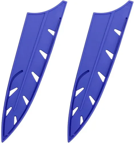 Vista 35 de XYJ Juego de 2 fundas para cuchillos de seguridad, protector de bordes de cuchillos, funda universal para cuchillos, pelado, funda de cuchillo