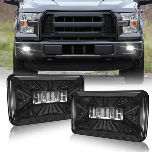 Vista 8 de Shocklight Luces antiniebla LED de repuesto para Dodge Ram 1500 2009-2012, Dodge Ram 2500 3500 2010-2018 Lámparas antiniebla izquierda y derecha