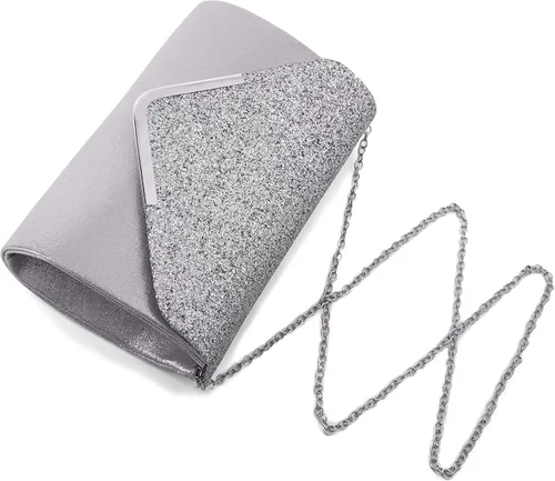 Vista 3 de Bolsos de mano para mujer, bolsos de noche para mujer, bolso tipo sobre, cartera de boda, bandolera