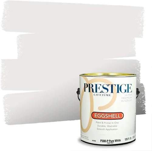 Vista 196 de PRESTIGE Pintura exterior e imprimación en uno, bingo, satén, 1 galón