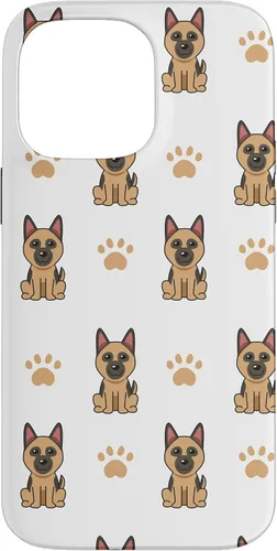 Vista 21 de Funda con diseño de pastor alemán para iPhone 16
