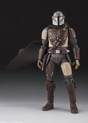 Vista 4 de S.H.Figuarts Star Wars: The Mandalorian Aprox. 5.906 in ABS y PVC y tela pintada