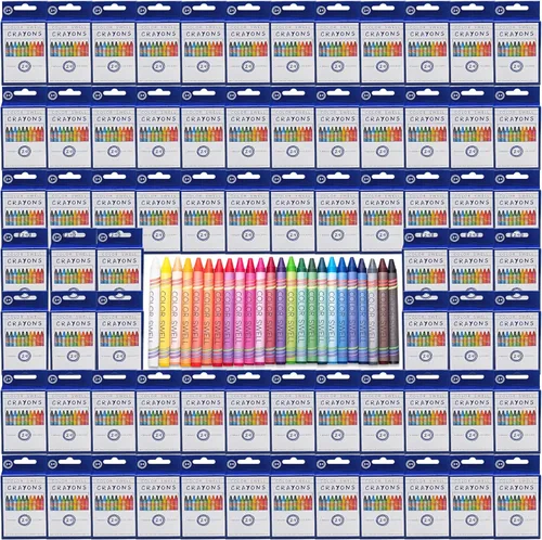Vista 10 de Color Swell Paquete de 24 crayones – no tóxicos, ideales para niños, estudiantes, adultos y actividades en el aula