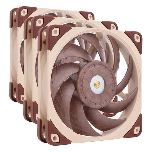 Vista 8 de Noctua NF-A12x25 PWM, Ventilador Premium Silencioso, 4-Pino (120mm, Marrón) Ventilador de alto flujo de aire y presión estática de bajo ruido