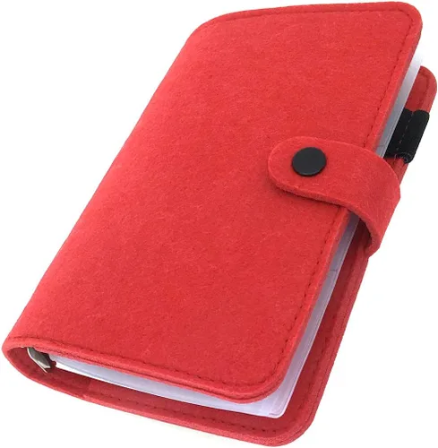 Vista 51 de Carpeta de fieltro A5 con páginas y juego de bolsillos para carpeta, color menta aguamarina