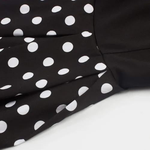 Vista 5 de Nihsatin Audrey Hepburn - Vestido de mujer estilo clásico rockabilly y swing