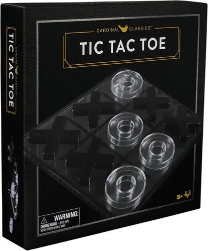 Vista 8 de Spin Master Games, Cardinal Classics Tic Tac Toe, juego de mesa clásico, decoración moderna de mesa auxiliar, 2 jugadores, para edades de 5 años
