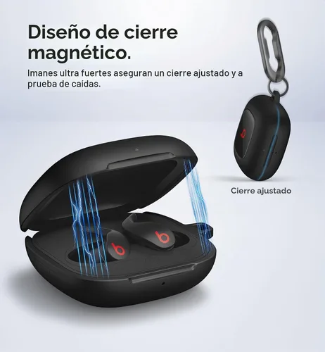 Vista 3 de SURITCH Funda compatible con auriculares Beats Fit Pro, carcasa protectora de TPU que absorbe los golpes para Beats Fit Pro, estuche de carga 2021