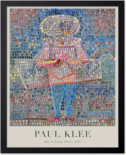 Vista 92 de Poster Master Póster vintage de Paul Klee – Impresión retro de cómicos – Arte de dibujo – Arte abstracto – Regalo para hombres y mujeres – Estilo-09