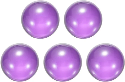 Vista 5 de uxcell Bola de malabarismo de contacto acrílico transparente - 0.787 in, 5 piezas