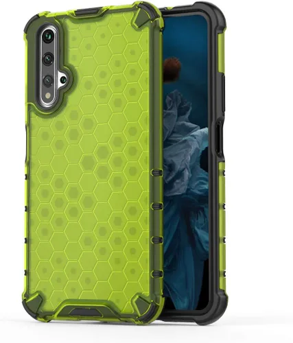Vista 193 de Pzwoxukhov Funda compatible con Huawei Nova 3i, compatible con Huawei P Smart+ 2018 Honeycomb Anti-Drop Shock-Absorbing Case Negro