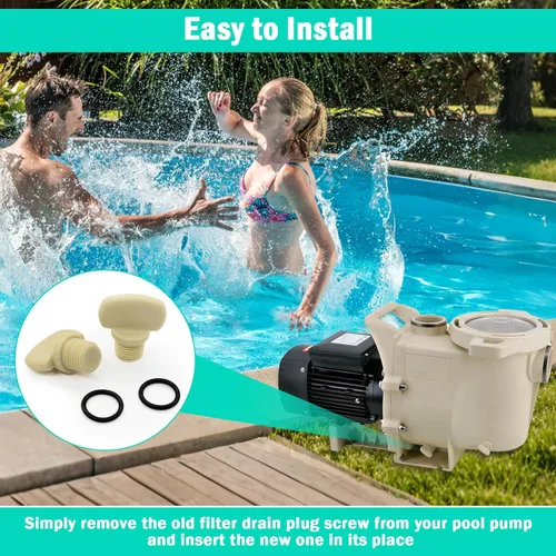 Vista 4 de 071131 Reemplazo de tapones de drenaje para bomba de piscina para Whisperflo e Intelliflo