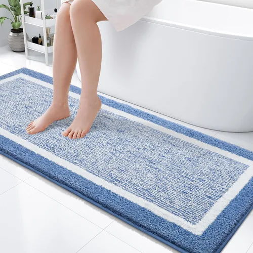 Vista 74 de OLANLY Alfombras de baño 24x16, tapetes de baño extra suaves y absorbentes de microfibra, antideslizantes, lavables a máquina, secan rápido