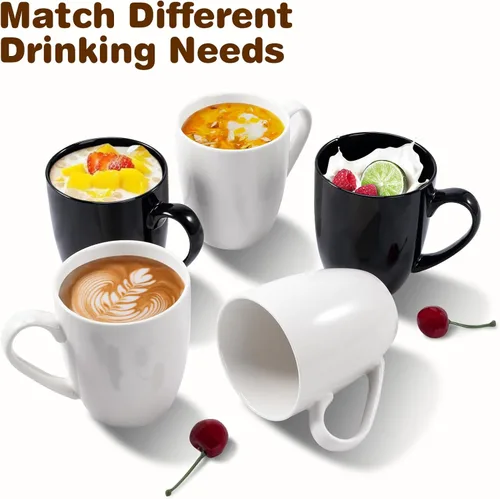 Vista 7 de Urbanstrive Taza de café grande de 16 oz con asa, taza de té taza de café novedosa idea de regalo para hombres y mujeres, trabajo de oficina