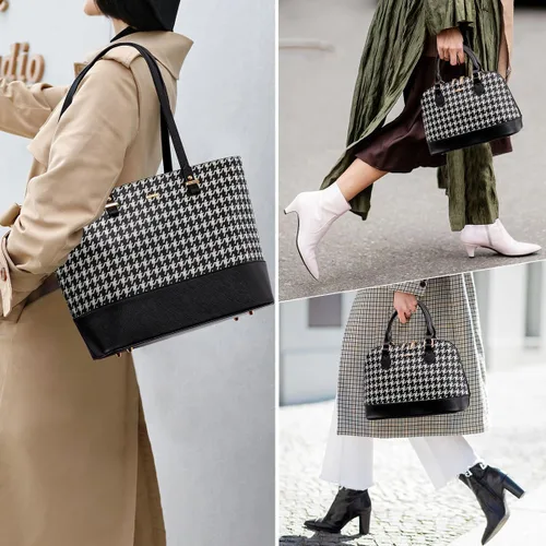 Vista 3 de Juego de 3 bolsos de mano para mujer, bolso estilo boho tipo bandolera para llevar colgado del hombro