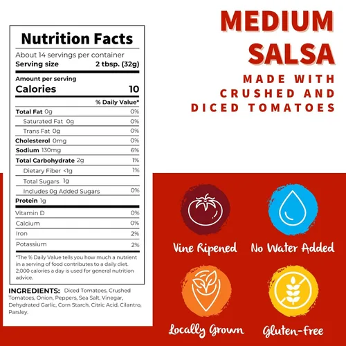 Vista 2 de Dei Fratelli - Nuestro original Salsa Medio - 16oz - Paquete de 4