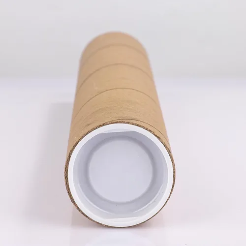 Vista 6 de PEUTIER Tubo de correo de papel kraft con tapas, tubo de cartón de 2 x 12 pulgadas para envío, tubo de papel para envíos, carteles, mapas
