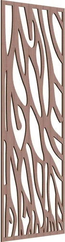 Vista 126 de 9 3/8"W x 24 3/8"H x 1/4"T Bristol Decorativos Paneles de Pared de Madera Calado, Cereza