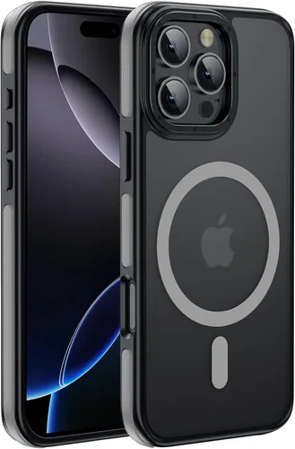 Vista 150 de Funda magnética para iPhone Air con protector de lente de cámara, protección grado militar de 10 pies, compatible con funda MagSafe Slim para iPhone