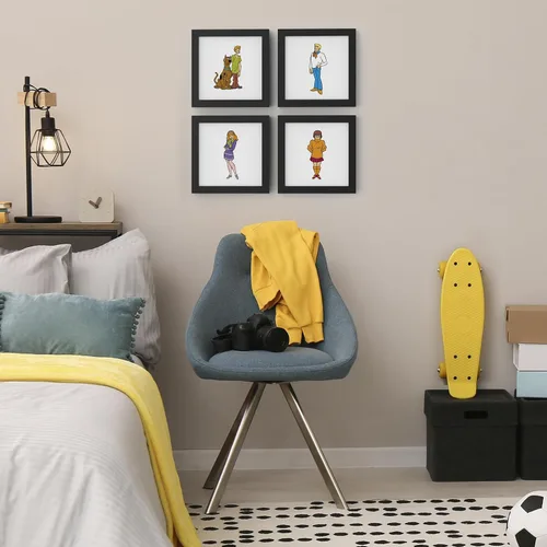 Vista 2 de Trends International Gallery Pops Scooby-Doo - Mystery Crew - Paquete de arte de pared (paquete de 4)