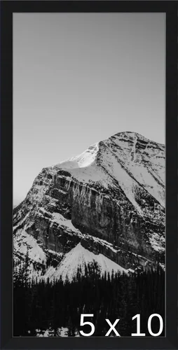 Vista 3 de Frame It Easy Marco de metal dorado brillante de 5 x 10 (Ashford)