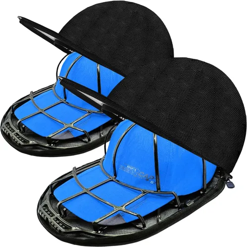 Vista 7 de Jaula para lavadora de sombreros (1 paquete, color blanco) Arandela de tapas con bolsas de malla, para gorras de béisbol, jaula protectora